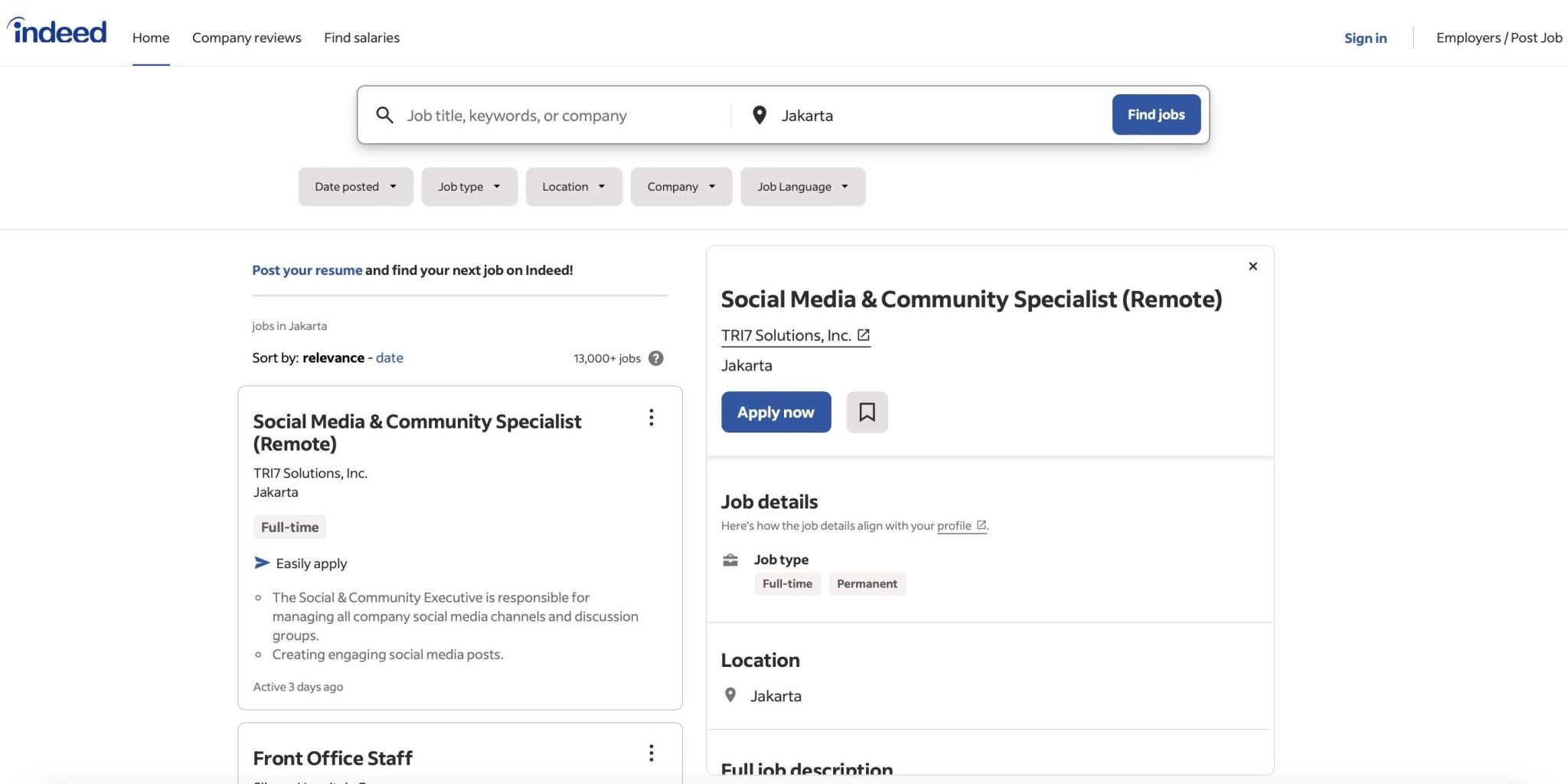 8 Situs Lowongan Kerja Terbaik-Terpercaya Indonesia 2025 - HRnesia